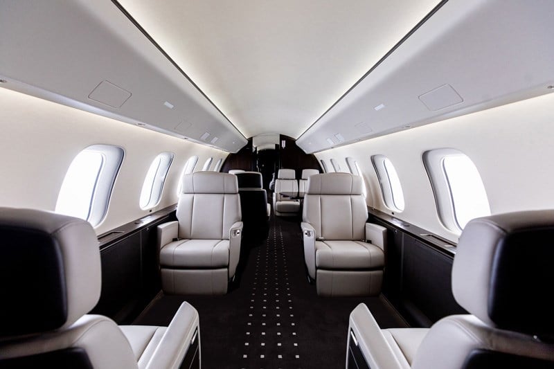 Global 7500 interior