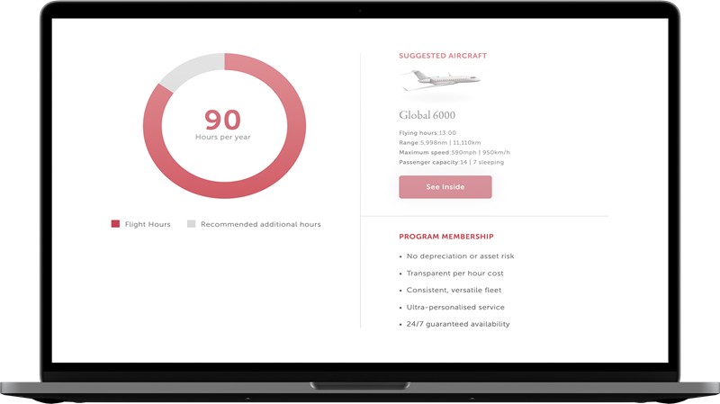 VistaJet Program Builder